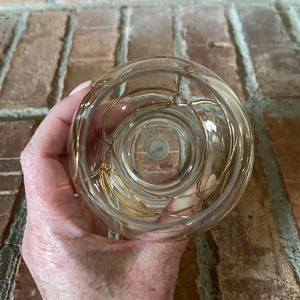 PartyLite Gold Calypso Tealight Holder - Picture 3 of 4